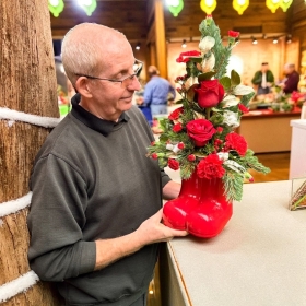 LOCAL Doublle Red Boot Arrangement 
