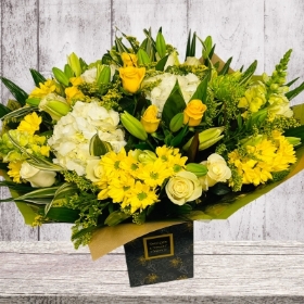 LOCAL Yellow Extravaganza Hand-tied Bouquet