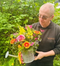 Summer Country Garden Zinc Watering Can 