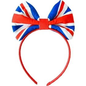 Union Jack Bow Headband 
