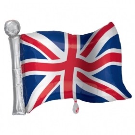 Union Jack Foil Flag 27inch Supershape